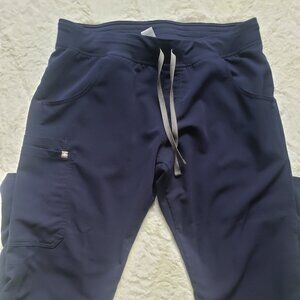 Figs womens kade scrub pants navy size large
